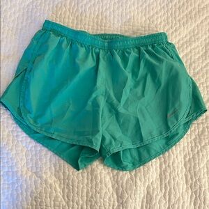 Nike Women's Green Athletic Shorts